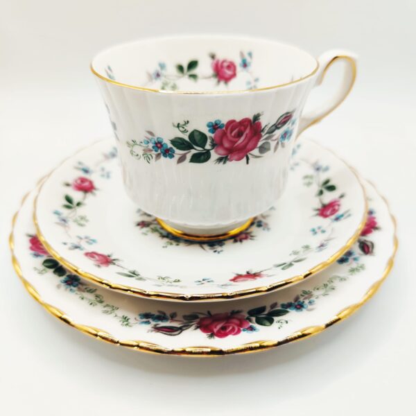 Trio Tazza Vintage Royal Stafford Porcellana Inglese - immagine 2