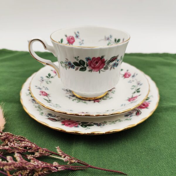 Trio Tazza Vintage Royal Stafford Porcellana Inglese