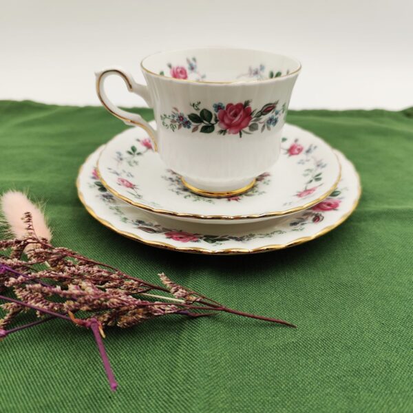 Trio Tazza Vintage Royal Stafford Porcellana Inglese - immagine 3