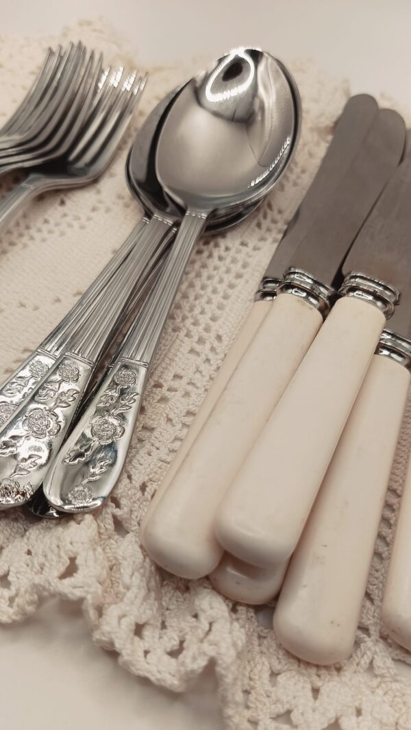 Collezione Posate Sheffield Vintage-Pezzi Unici da Tavola - immagine 2