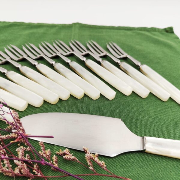 Set Posate Dolce Vintage Anni 60 - immagine 3