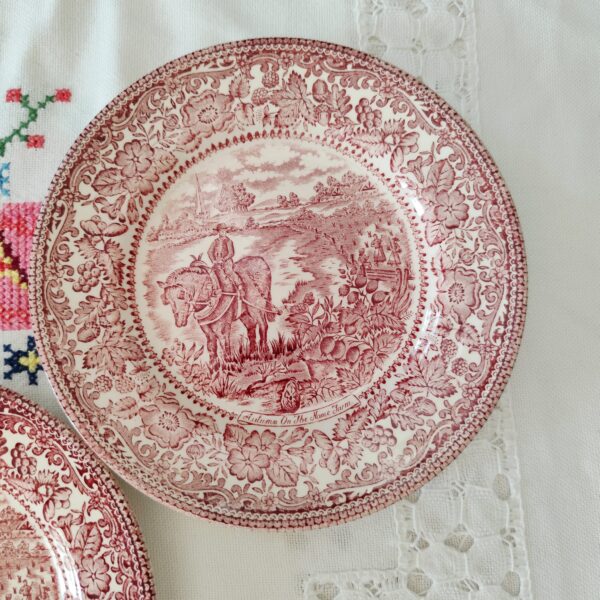 Set Piatti da Dessert Vintage Ironstone Staffordshire - immagine 7