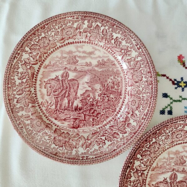 Set Piatti da Dessert Vintage Ironstone Staffordshire - immagine 6