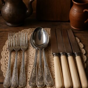 Collezione Posate Sheffield Vintage-Pezzi Unici da Tavola