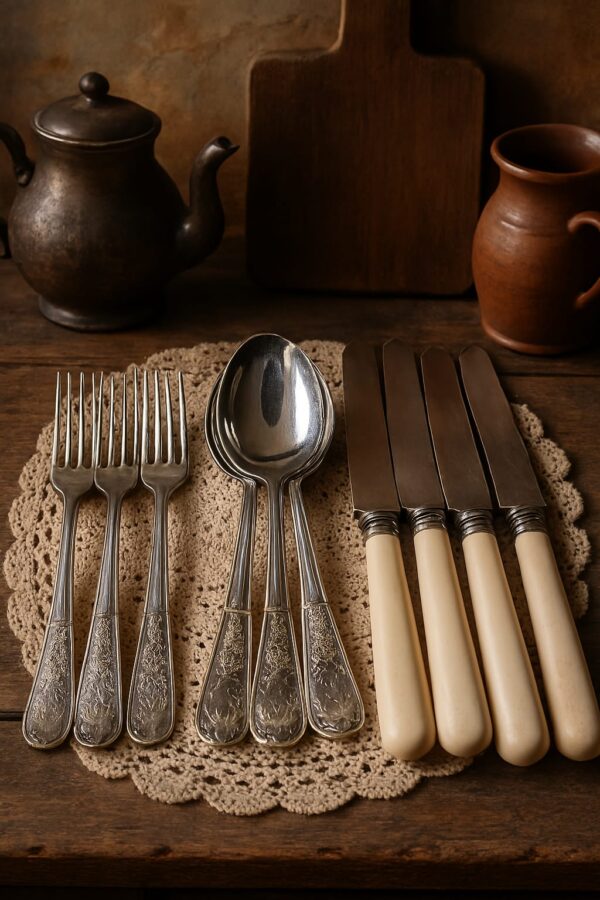 Collezione Posate Sheffield Vintage-Pezzi Unici da Tavola