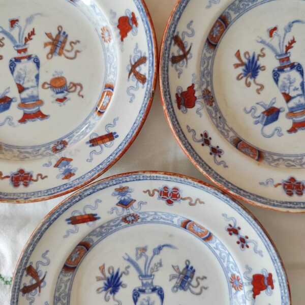 Piatti Antichi Minton Woodseat-Oggetti da Collezione in Porcellana - immagine 5