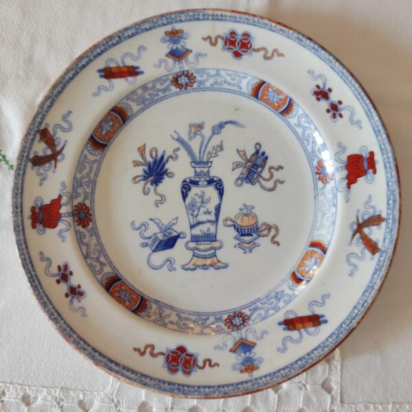 Piatti Antichi Minton Woodseat-Oggetti da Collezione in Porcellana - immagine 3