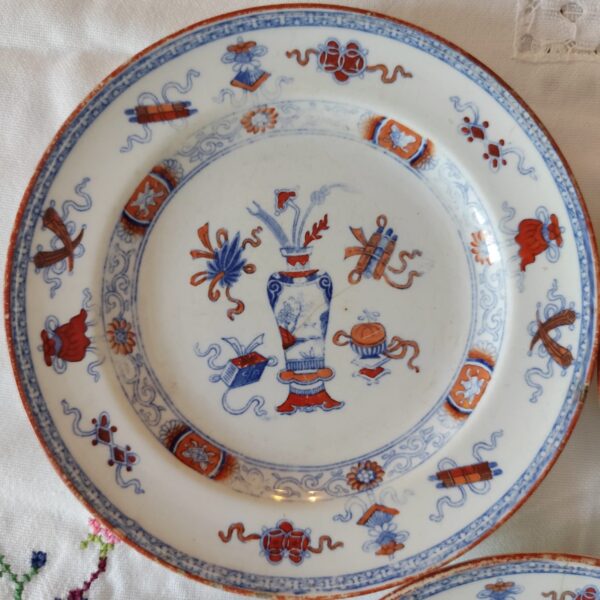 Piatti Antichi Minton Woodseat-Oggetti da Collezione in Porcellana - immagine 2