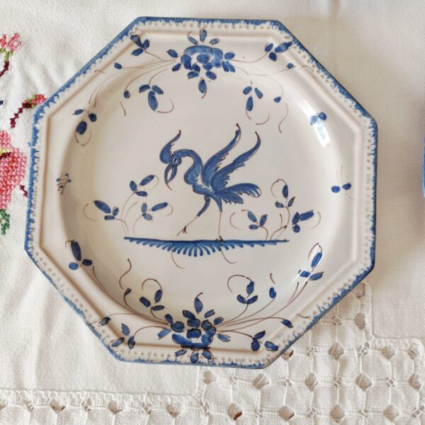 Set Piatti Antichi Moustiers-Maiolica Francese da Collezione - immagine 4