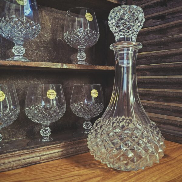Decanter e Bicchieri Cristal D'Arques-Perfetto per Vino/Liquori - immagine 7