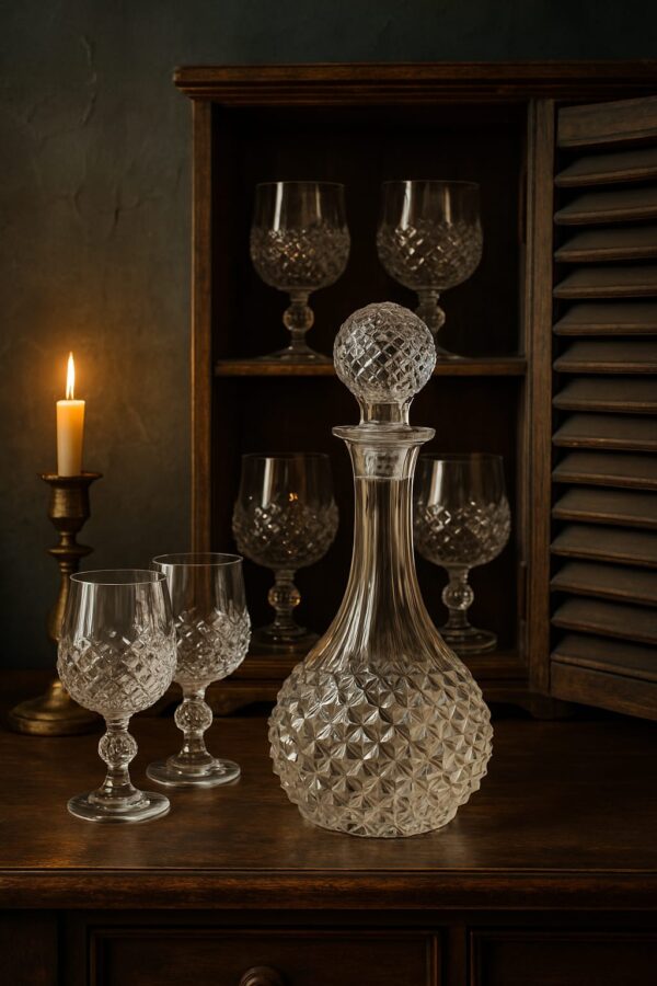 Decanter e Bicchieri Cristal D'Arques-Perfetto per Vino/Liquori