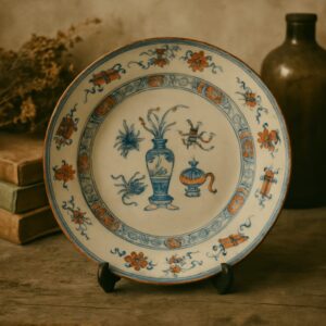 Piatti Antichi Minton Woodseat-Oggetti da Collezione in Porcellana