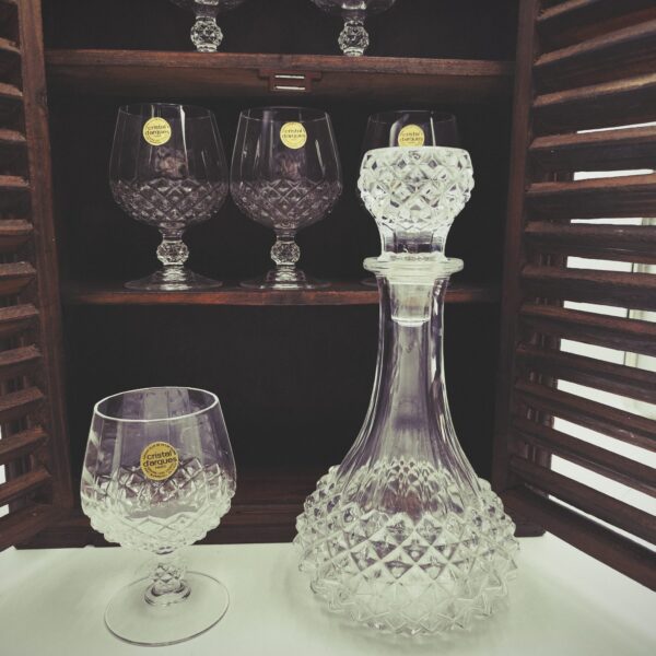 Decanter e Bicchieri Cristal D'Arques-Raffinatezza Senza Tempo