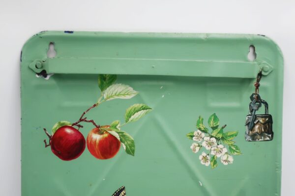Portamestoli Smaltato Vintage da Parete-Decorazione Retrò - immagine 4
