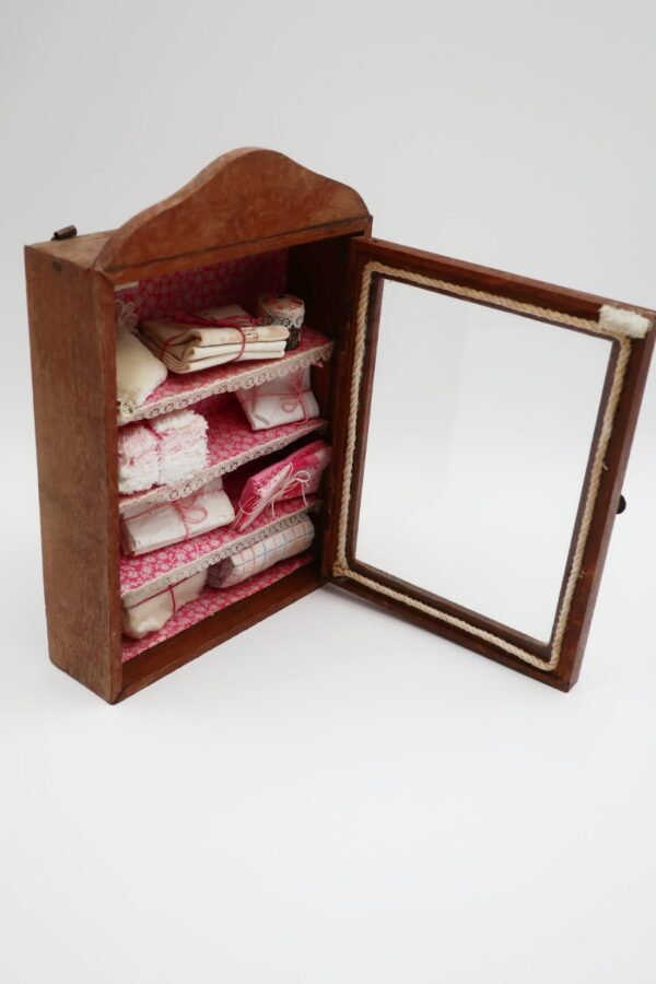 Vetrinetta Decorativa Vintage in Miniatura-Eleganza Shabby - immagine 3