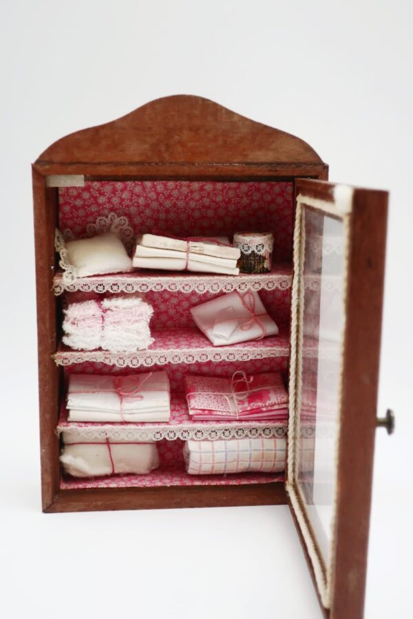 Vetrinetta Decorativa Vintage in Miniatura-Eleganza Shabby - immagine 8